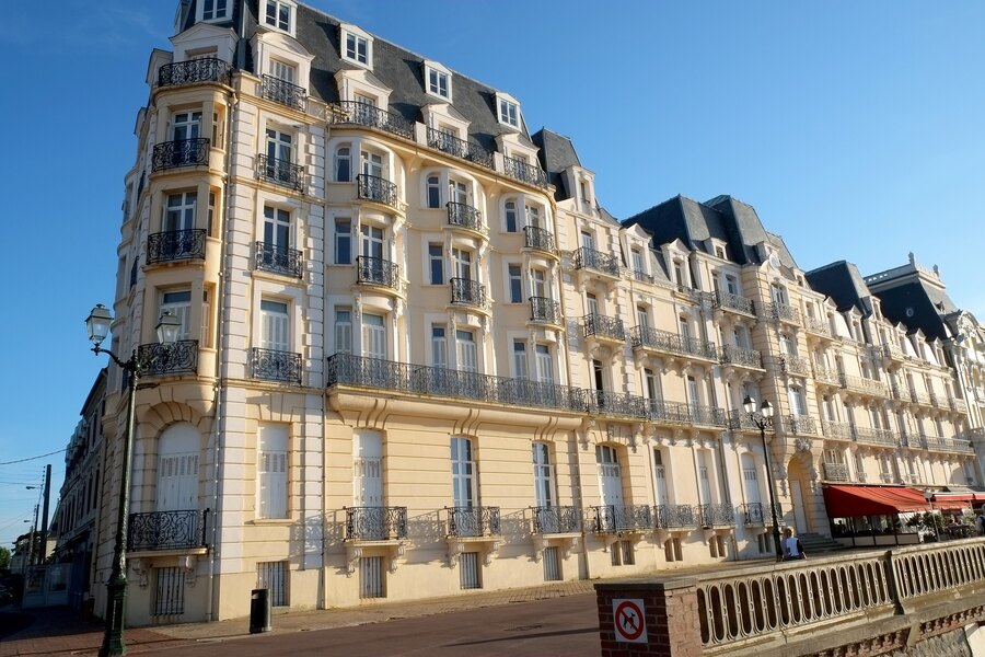 La façade du Grand Hôtel de Cabourg