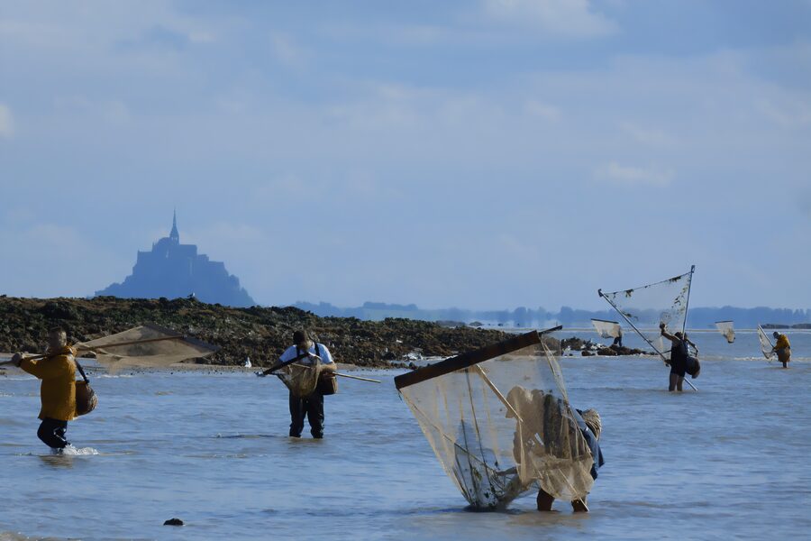 Le Mont-Saint-Michel vu de la baie